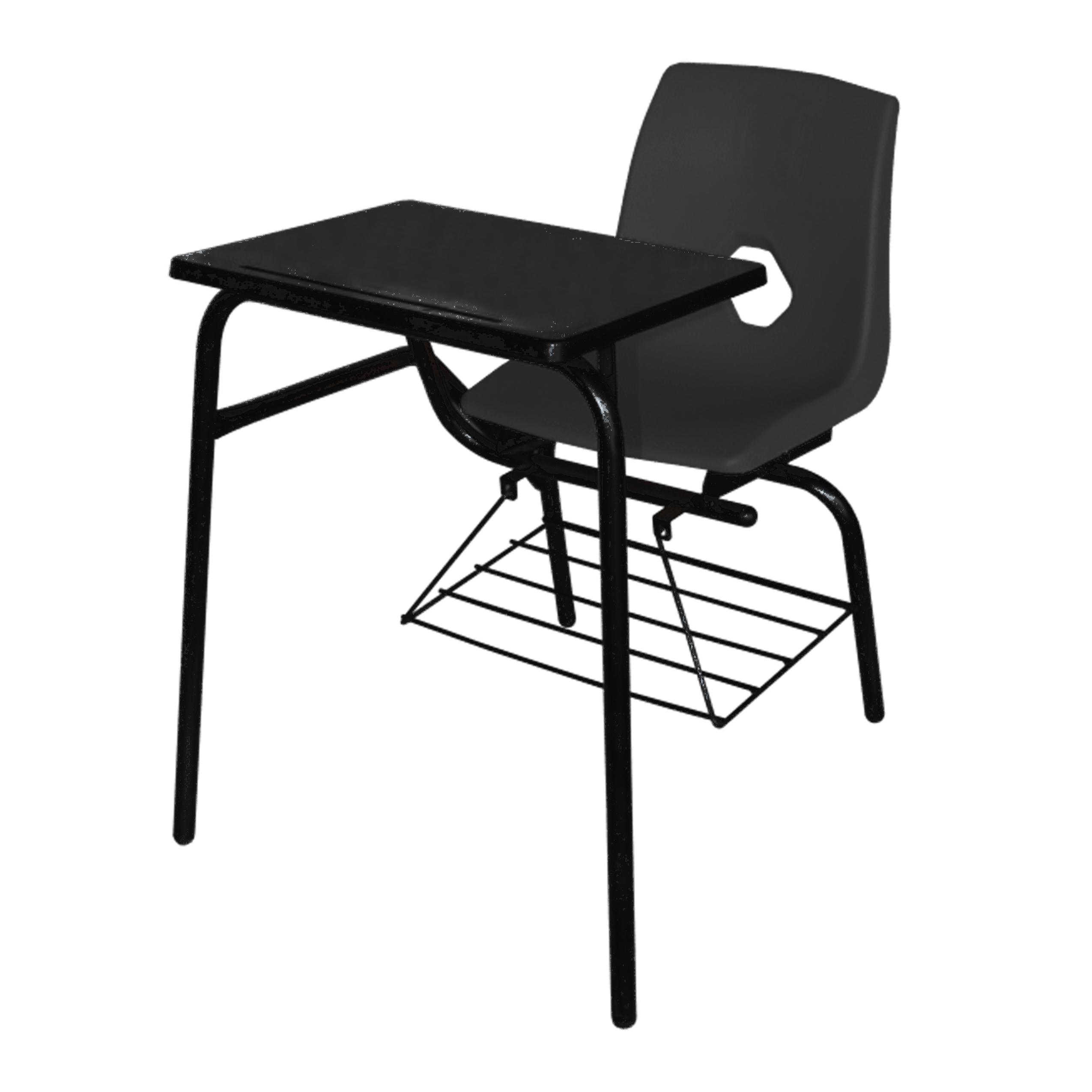 mesa banco concha negro